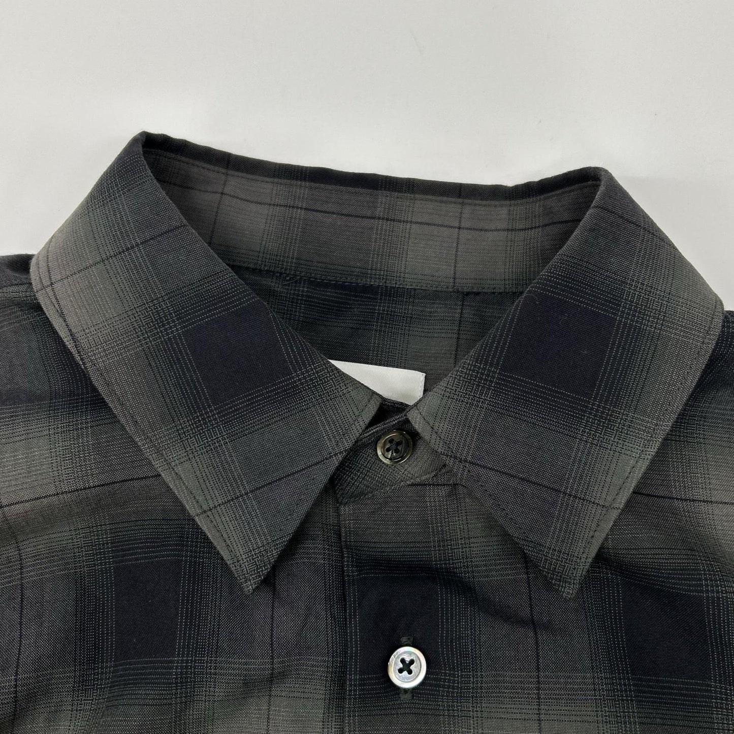 ssstein/stein シュタイン ST.548-3 OMBRE CHECK OVERSIZED SS SHIRT オンブレチェック 半袖シャツ トップス