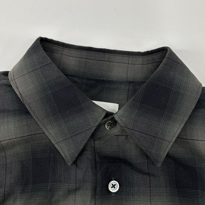 ssstein/stein シュタイン ST.548-3 OMBRE CHECK OVERSIZED SS SHIRT オンブレチェック 半袖シャツ トップス