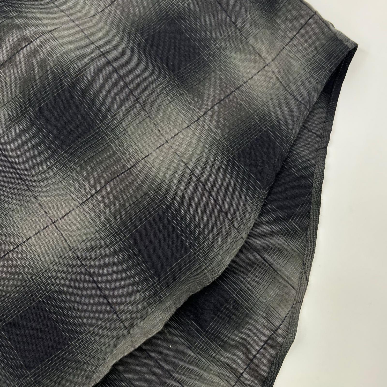 ssstein/stein シュタイン ST.548-3 OMBRE CHECK OVERSIZED SS SHIRT オンブレチェック 半袖シャツ トップス
