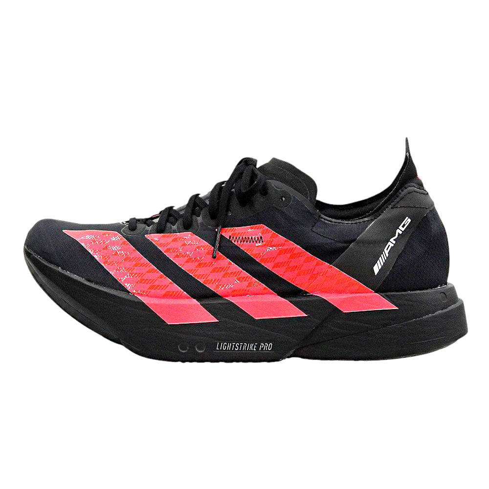 adidas アディダス 新品同様 アディゼロ アディオス プロ 4 AMG ADIZERO ADIOS PRO スニーカー メンズ 黒×赤 27cm KH8840 シューズ