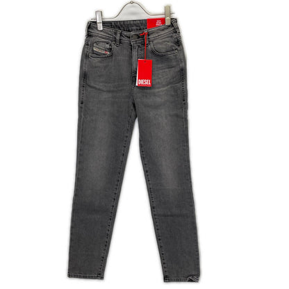 DIESEL ディーゼル 2004 PANTALONI グレー ストレッチ スリム テーパード ジーンズ ボトムス