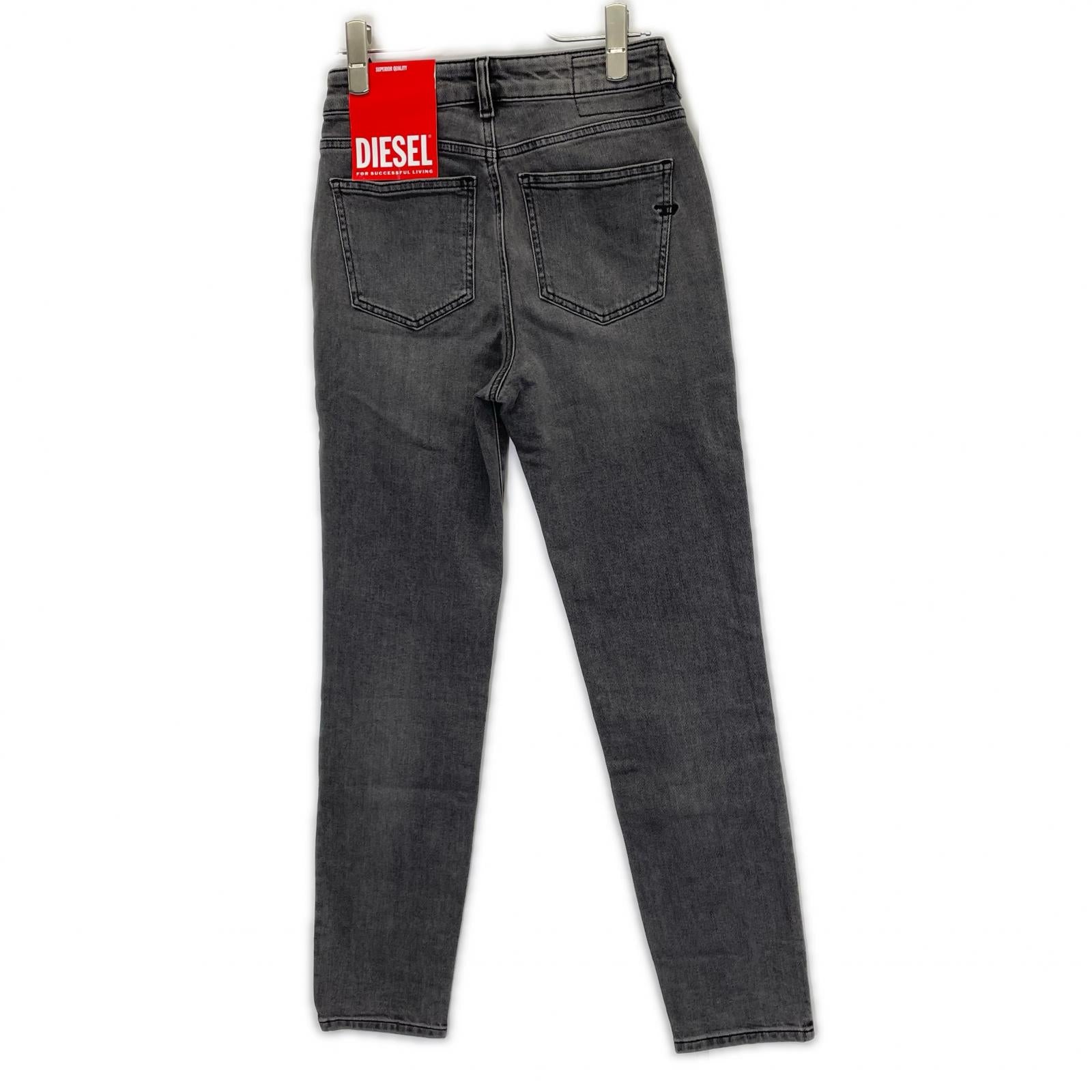 DIESEL ディーゼル 2004 PANTALONI グレー ストレッチ スリム テーパード ジーンズ ボトムス