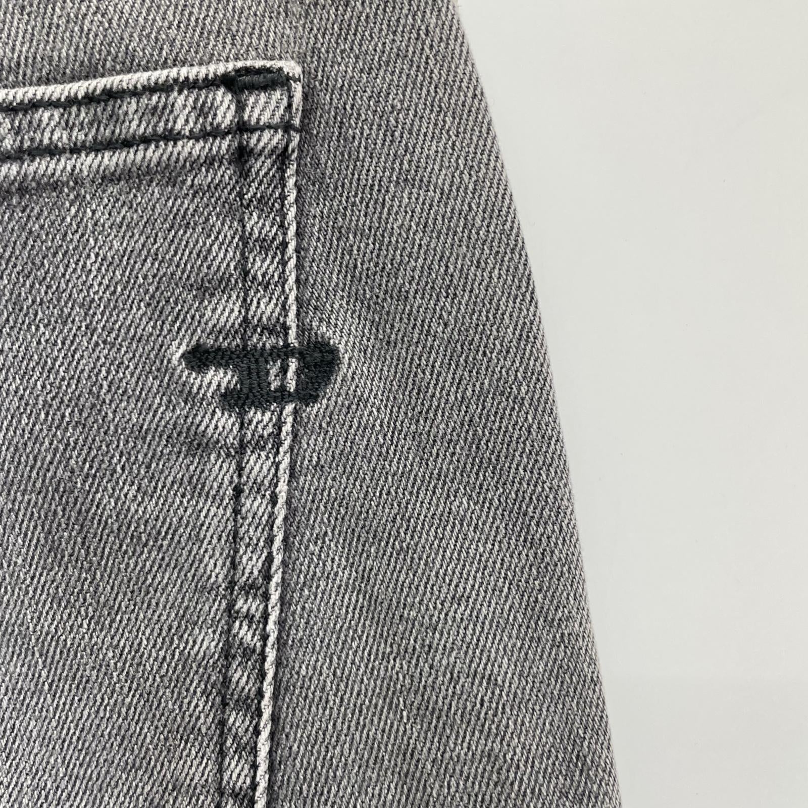DIESEL ディーゼル 2004 PANTALONI グレー ストレッチ スリム テーパード ジーンズ ボトムス