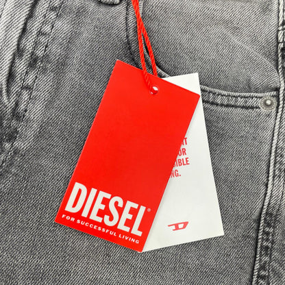 DIESEL ディーゼル 2004 PANTALONI グレー ストレッチ スリム テーパード ジーンズ ボトムス