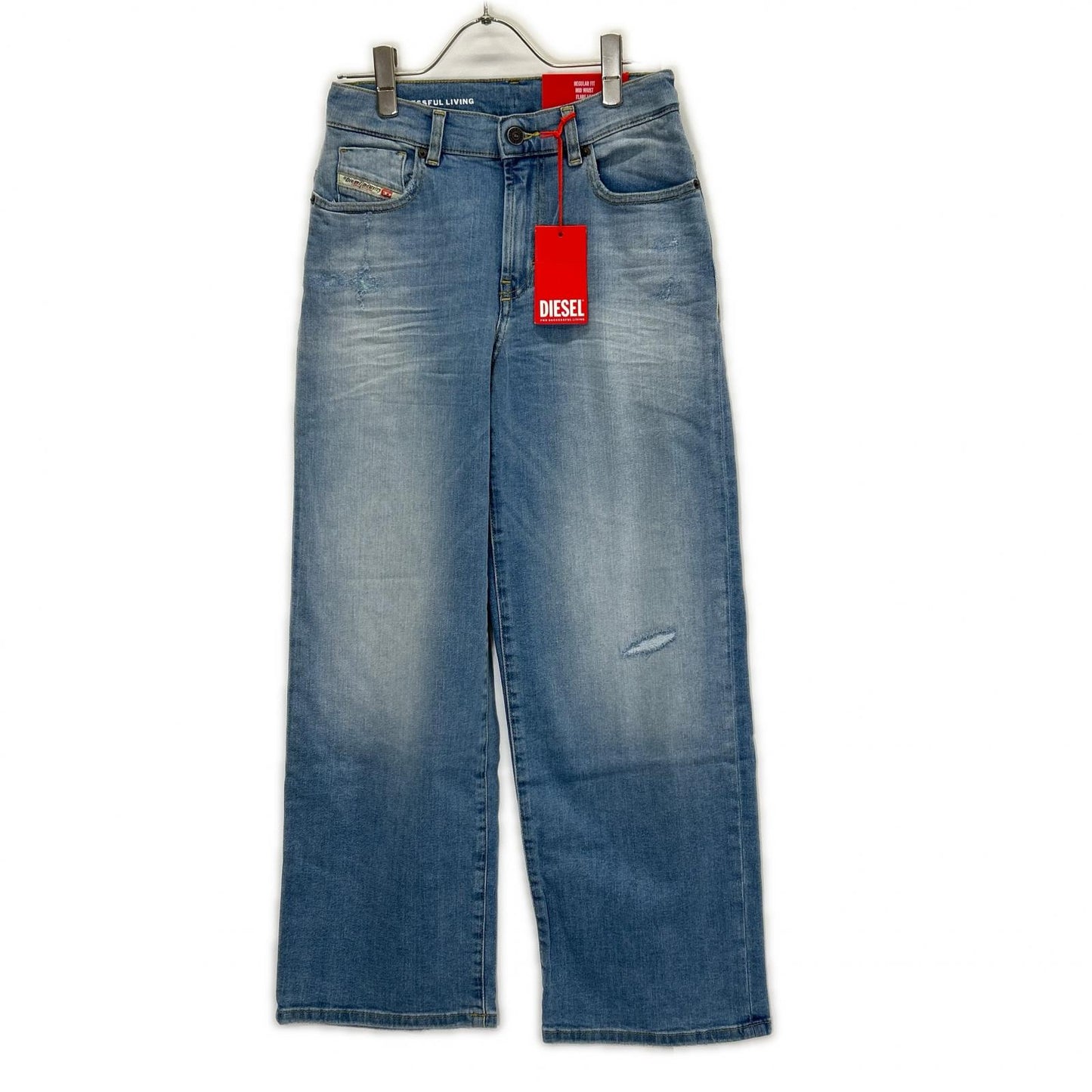 DIESEL ディーゼル 2000-J PANTALONI ブルー ダメージ ジーンズ ボトムス