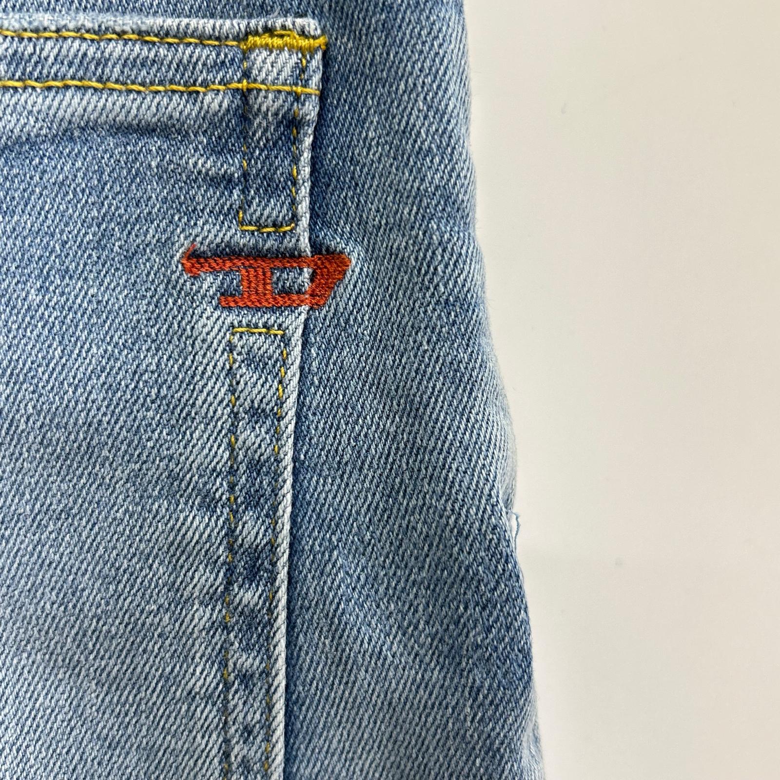 DIESEL ディーゼル 2000-J PANTALONI ブルー ダメージ ジーンズ ボトムス