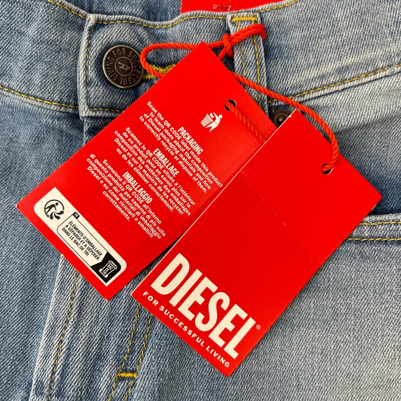 DIESEL ディーゼル 2000-J PANTALONI ブルー ダメージ ジーンズ ボトムス