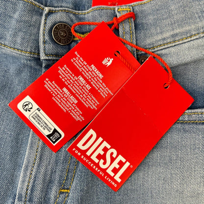 DIESEL ディーゼル 2000-J PANTALONI ブルー ダメージ ジーンズ ボトムス