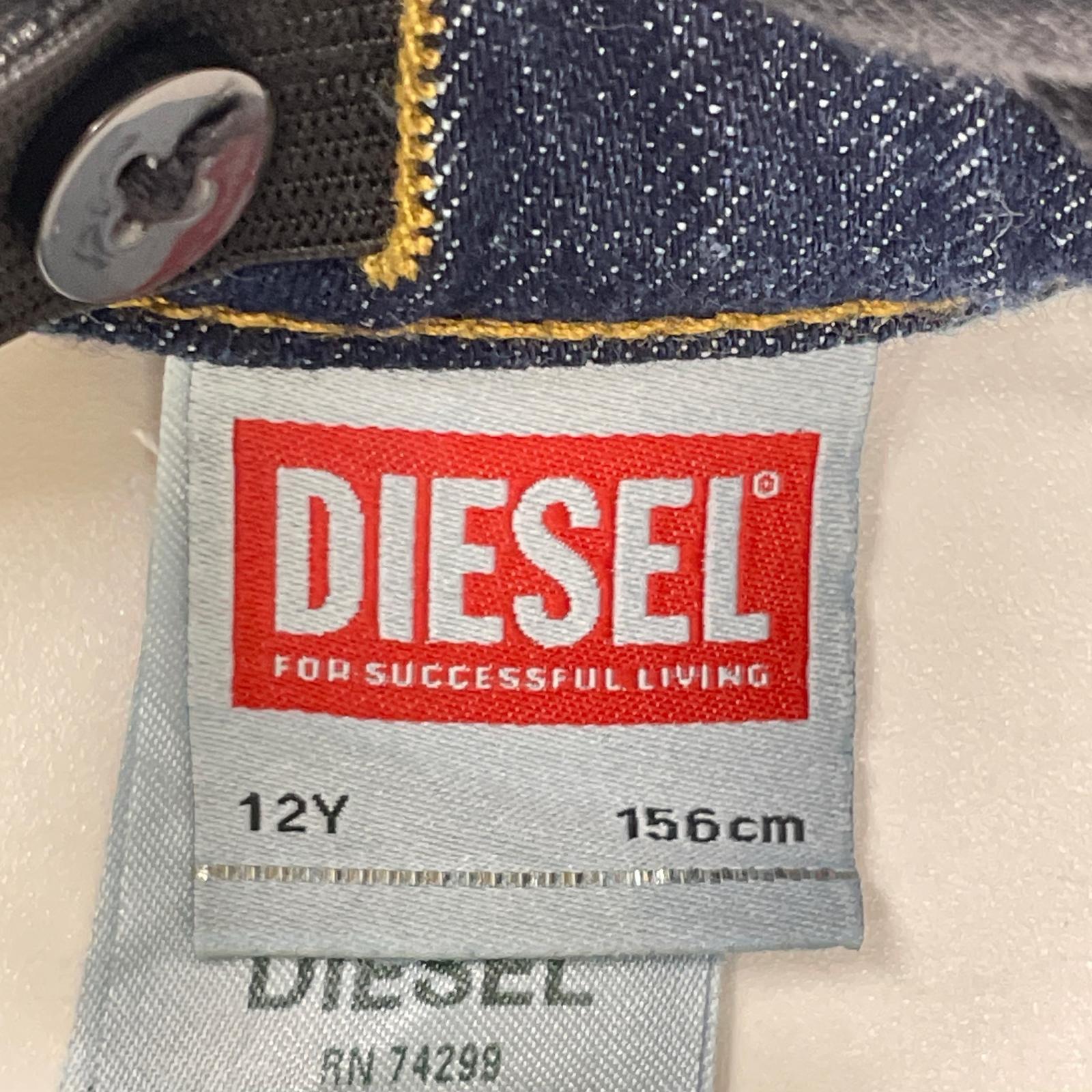 DIESEL ディーゼル J00808 KXBNA ブラック コーティング加工デニム ボトムス