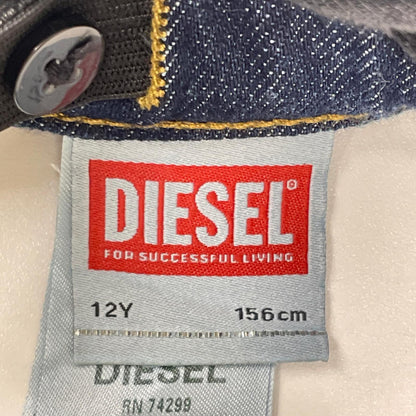 DIESEL ディーゼル J00808 KXBNA ブラック コーティング加工デニム ボトムス