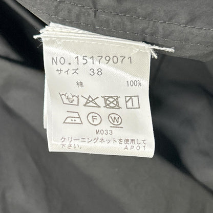 jnby ジェイエヌビーワイ 15179071 ブラック コットン ハーフボタン ショートスリーブシャツワンピース ワンピース