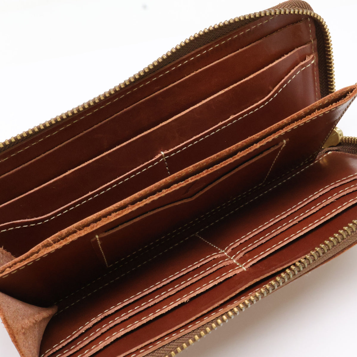 Tsuchiya Kaban Tsuchiya Kaban L-shaped zipper long wallet, bifold long wallet with coin purse