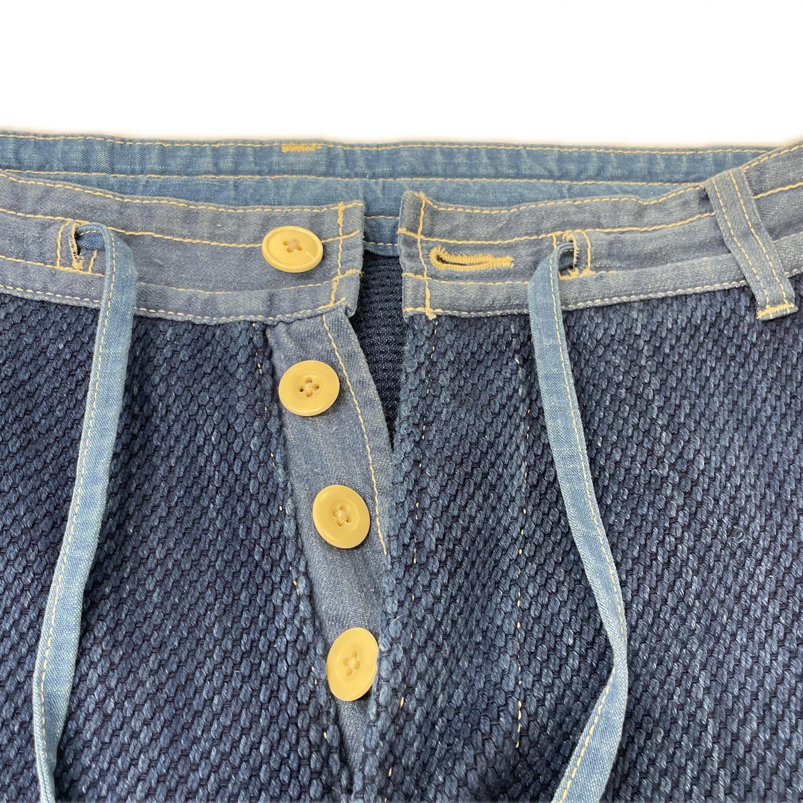 Porter Classic ポータークラシック インディゴブルー 刺し子 KENDO 剣道 PANTS パンツ ボトムス