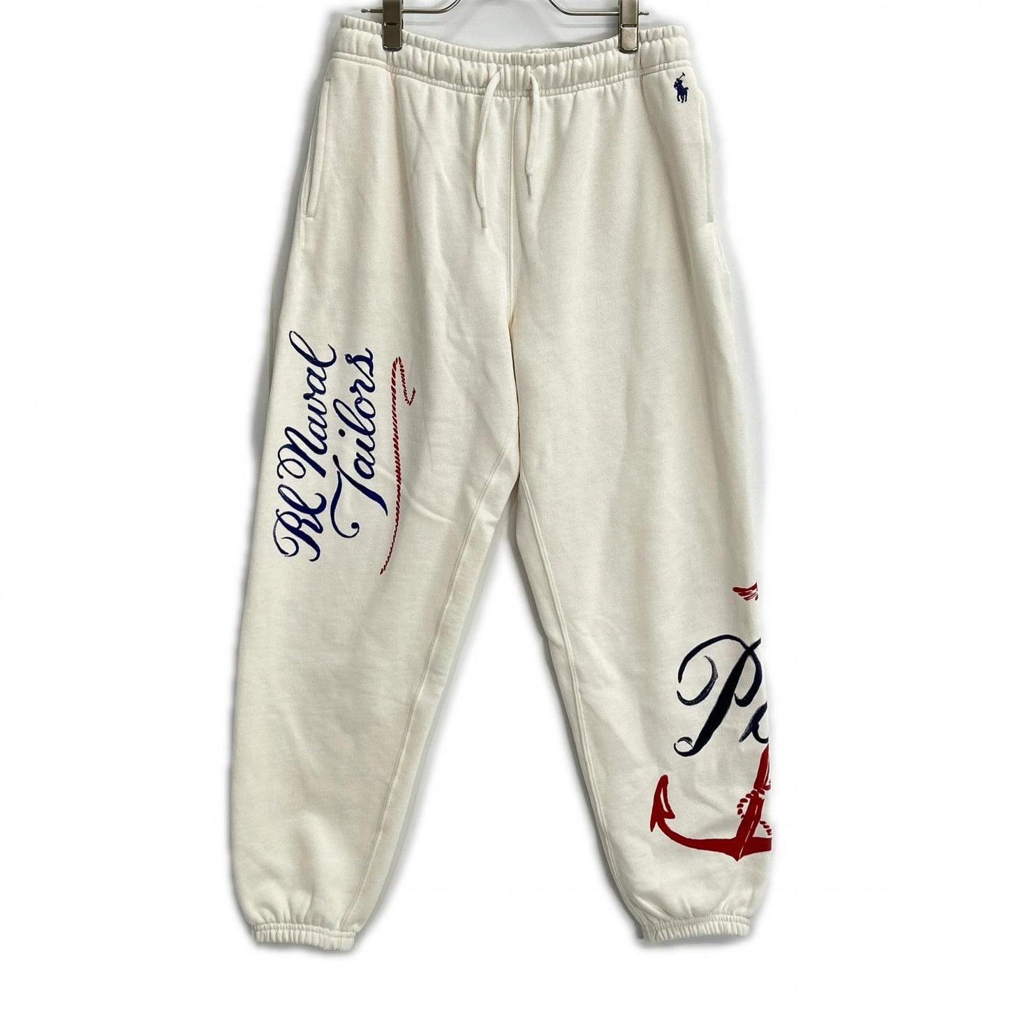 POLObyRalphLauren ポロラルフローレン アイボリー ノーティカルロゴ スウェットパンツ ボトムス