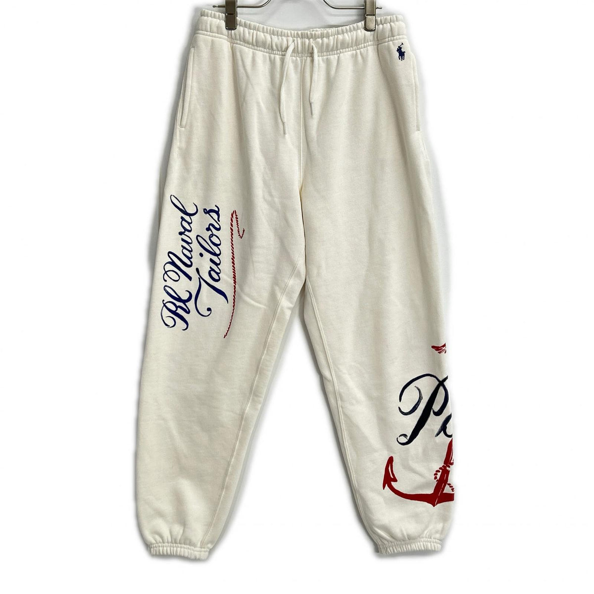 POLObyRalphLauren ポロラルフローレン アイボリー ノーティカルロゴ スウェットパンツ ボトムス