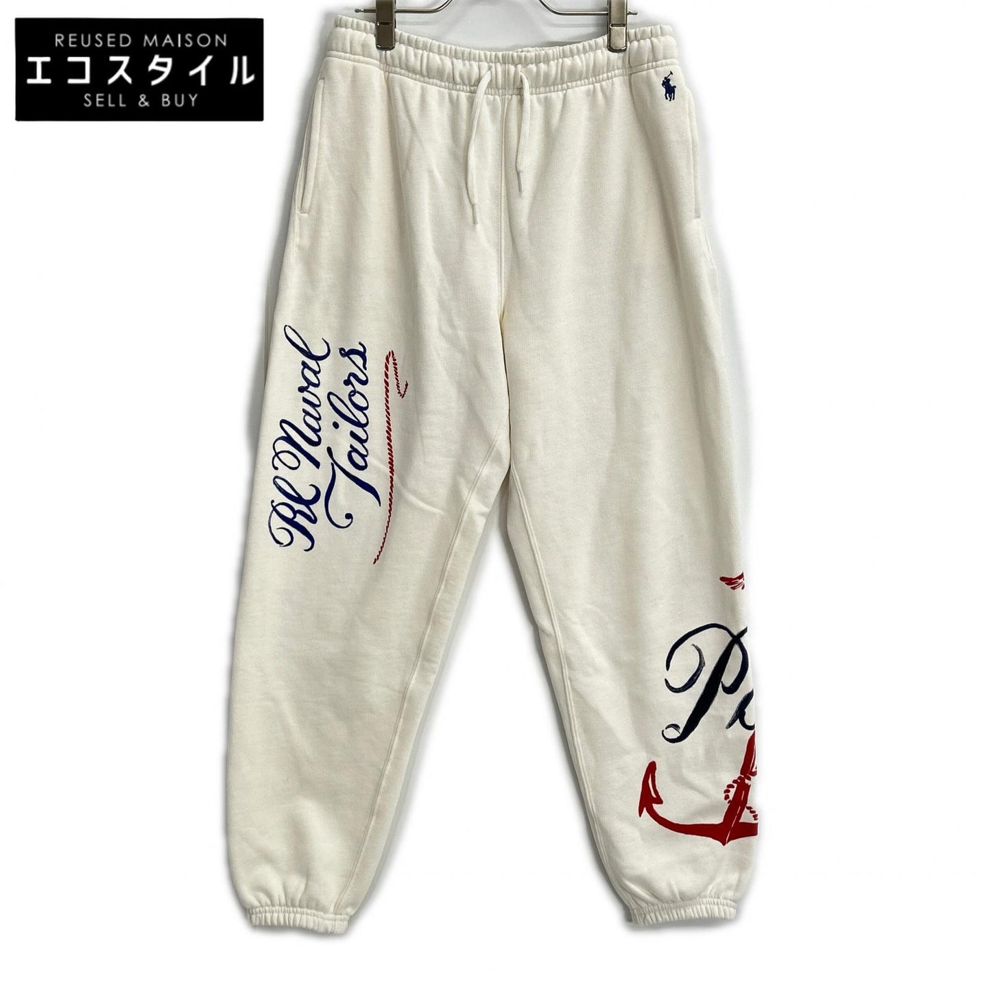 POLObyRalphLauren ポロラルフローレン アイボリー ノーティカルロゴ スウェットパンツ ボトムス
