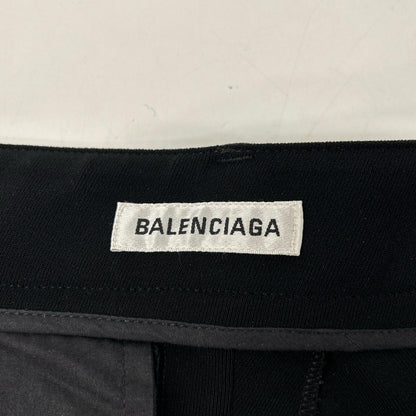 BALENCIAGA バレンシアガ 18SS 571621 ブラック タックパンツ ボトムス