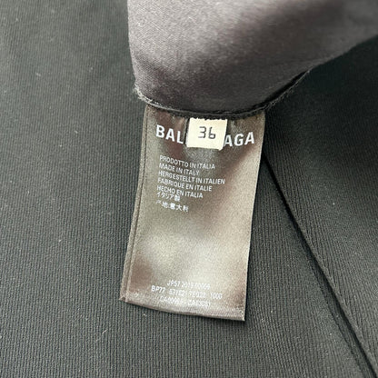 BALENCIAGA バレンシアガ 18SS 571621 ブラック タックパンツ ボトムス