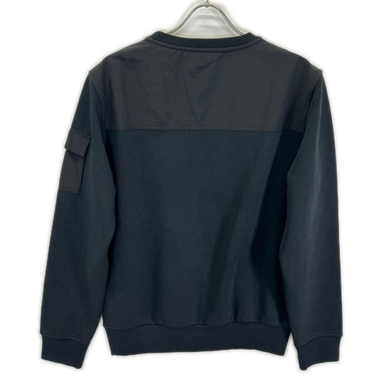 POLObyRalphLauren ポロラルフローレン ブラック 異素材切り替え スウェットトレーナ トップス