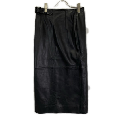 BALENCIAGA バレンシアガ 20年 ブラック 640981 羊革レザースカート スカート