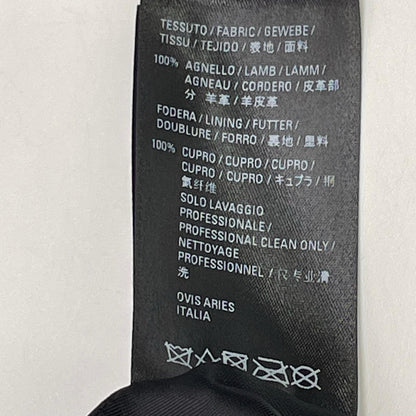 BALENCIAGA バレンシアガ 20年 ブラック 640981 羊革レザースカート スカート