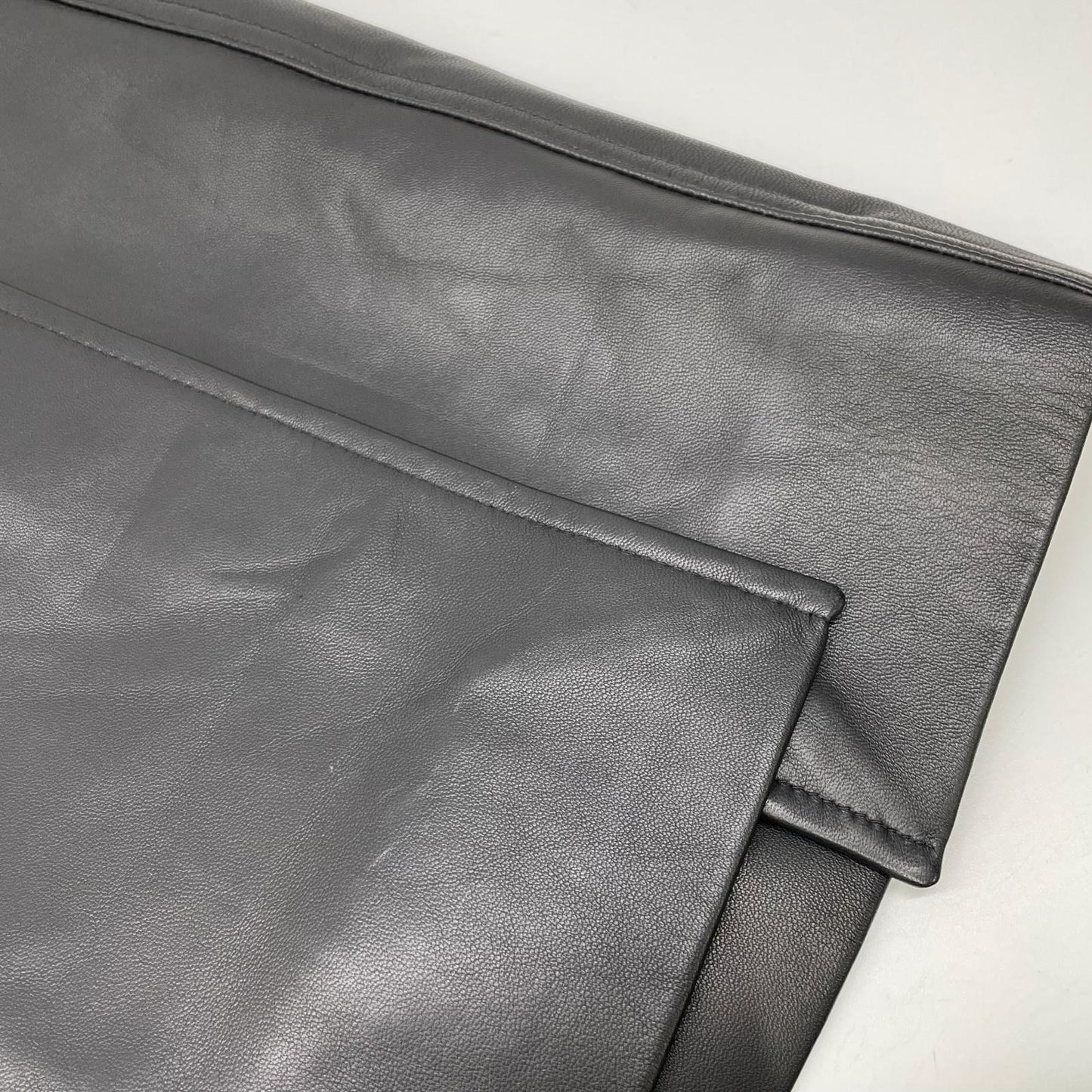 BALENCIAGA バレンシアガ 20年 ブラック 640981 羊革レザースカート スカート