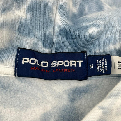 PoloSportRalphLauren ポロスポーツラルフローレン ブルー タイダイ柄 プルオーバーパーカ トップス