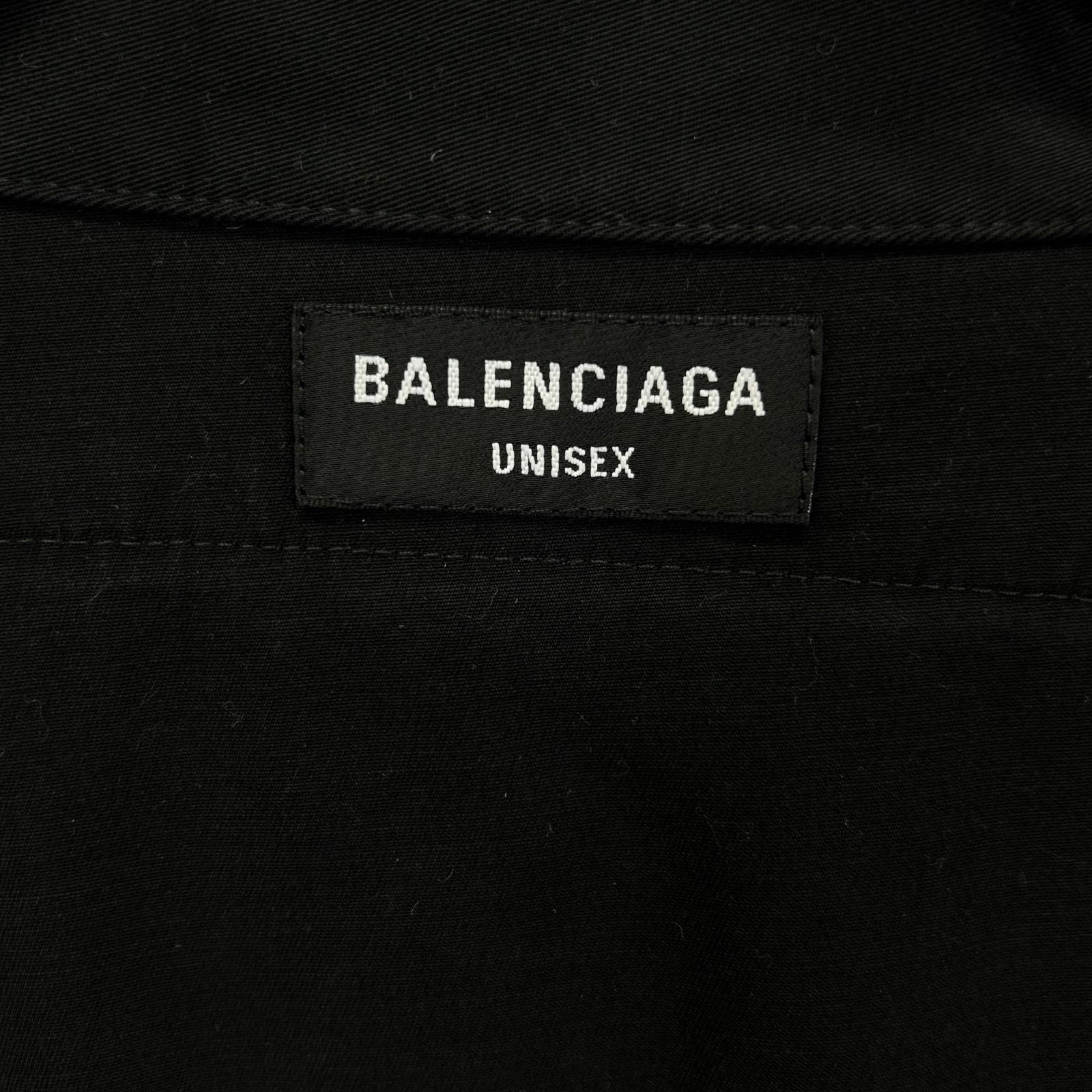 BALENCIAGA バレンシアガ 21AW 663057 ブラック ゲーマーロゴ 半袖シャツ トップス