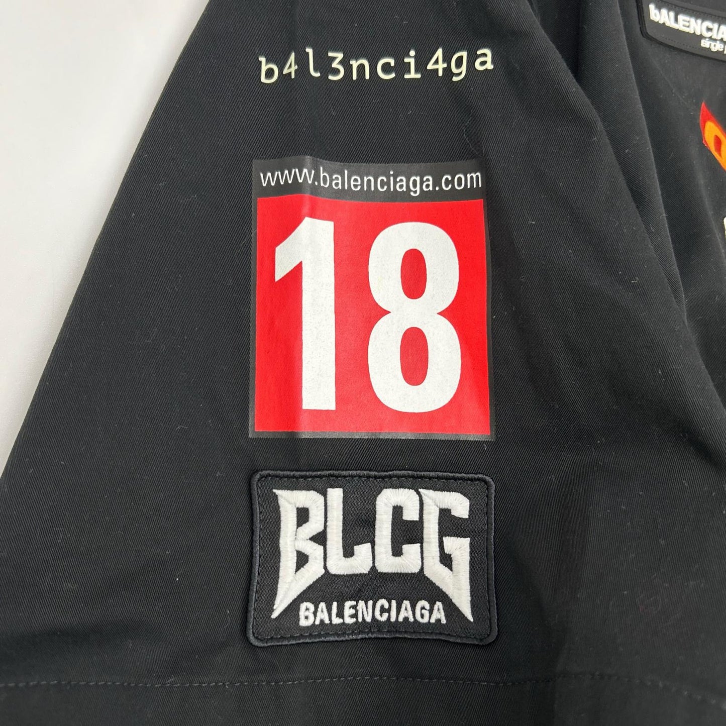 BALENCIAGA バレンシアガ 21AW 663057 ブラック ゲーマーロゴ 半袖シャツ トップス