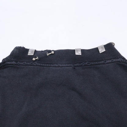 BALENCIAGA バレンシアガ 【国内正規/23年製】761460 Pierced オーバーサイズ ピアス装飾 ダメージ加工 半袖Tシャツ トップス