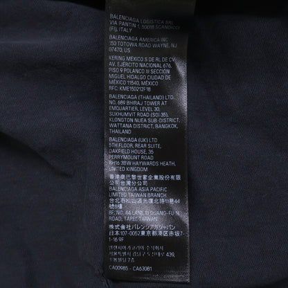 BALENCIAGA バレンシアガ 【国内正規/23年製】761460 Pierced オーバーサイズ ピアス装飾 ダメージ加工 半袖Tシャツ トップス