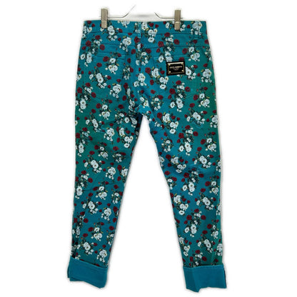 DOLCE&GABBANA ドルチェアンドガッバーナ GYJCCD ブルー 花総柄 パンツ ボトムス