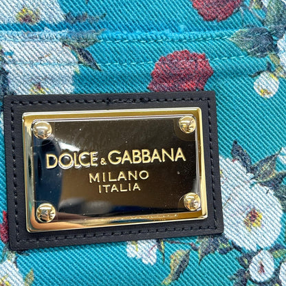 DOLCE&GABBANA ドルチェアンドガッバーナ GYJCCD ブルー 花総柄 パンツ ボトムス