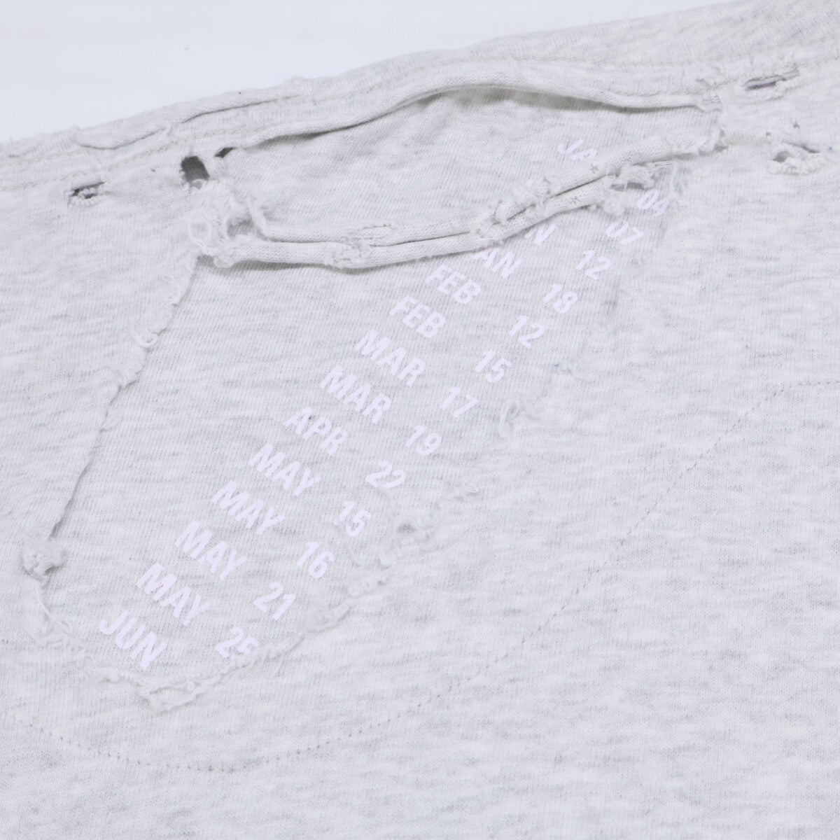 BALENCIAGA バレンシアガ 【国内正規】704056 デストロイ加工 半袖Tシャツ トップス
