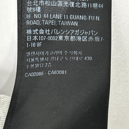 BALENCIAGA バレンシアガ 21SS 699190 ロゴ刺繍UNITY7分袖Tシャツ トップス