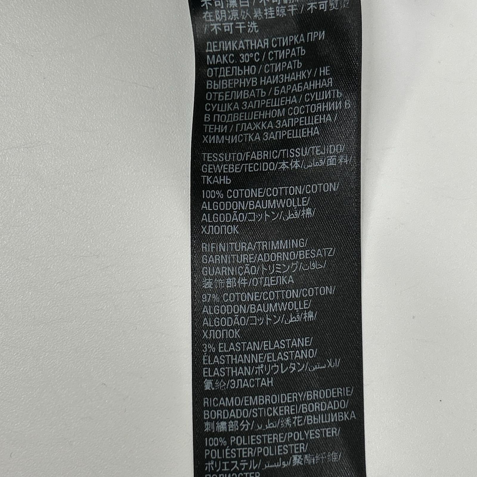 BALENCIAGA バレンシアガ 21SS 699190 ロゴ刺繍UNITY7分袖Tシャツ トップス