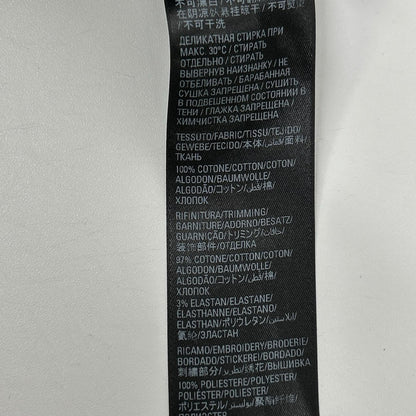 BALENCIAGA バレンシアガ 21SS 699190 ロゴ刺繍UNITY7分袖Tシャツ トップス