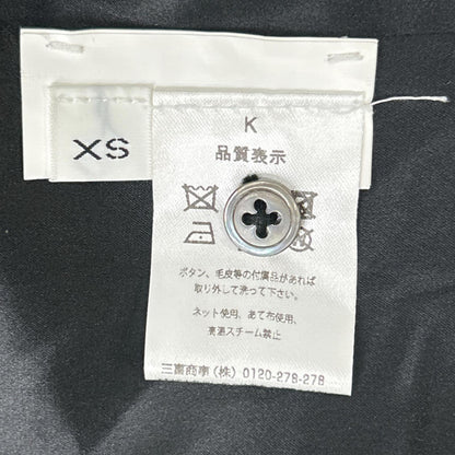 ALEXANDER WANG アレキサンダーワン ブラック シルクシャルムーズ タイガー刺繍 シャツ トップス