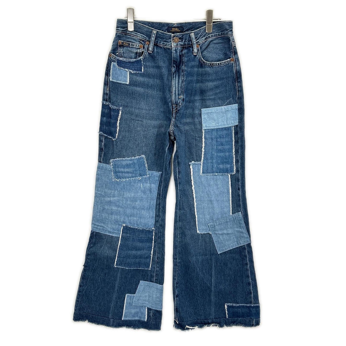 POLObyRalphLauren ポロラルフローレン パッチワーク デニムバギーパンツ ボトムス