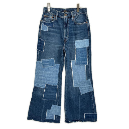 POLObyRalphLauren ポロラルフローレン パッチワーク デニムバギーパンツ ボトムス