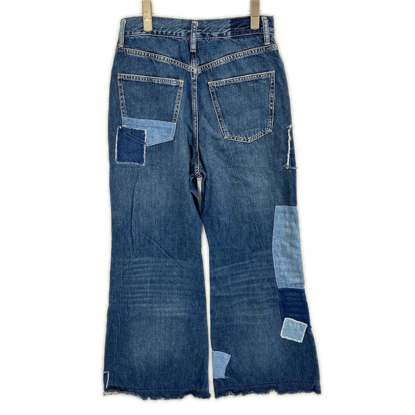 POLObyRalphLauren ポロラルフローレン パッチワーク デニムバギーパンツ ボトムス