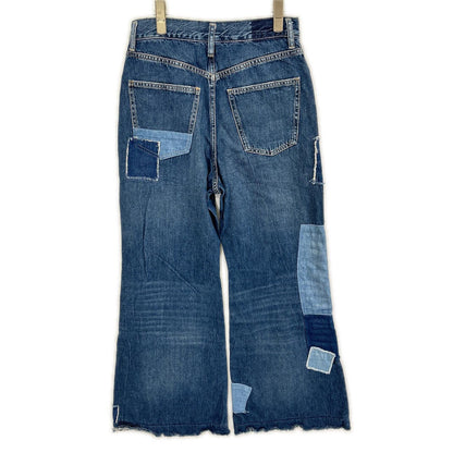 POLObyRalphLauren ポロラルフローレン パッチワーク デニムバギーパンツ ボトムス