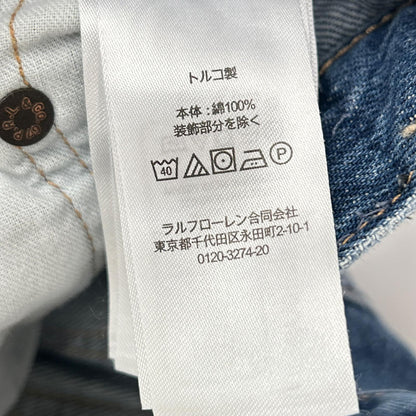 POLObyRalphLauren ポロラルフローレン パッチワーク デニムバギーパンツ ボトムス