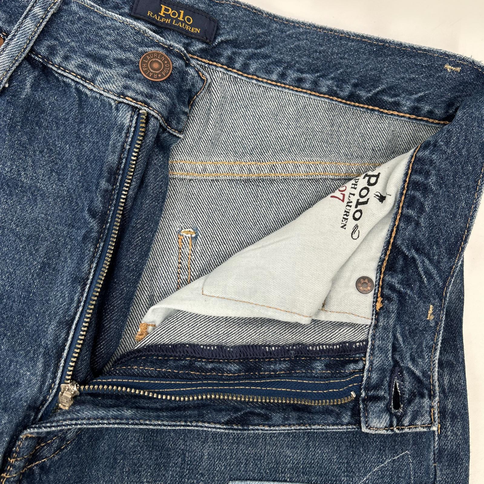 POLObyRalphLauren ポロラルフローレン パッチワーク デニムバギーパンツ ボトムス
