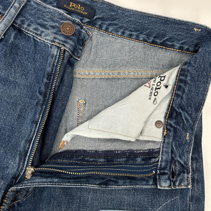 POLObyRalphLauren ポロラルフローレン パッチワーク デニムバギーパンツ ボトムス