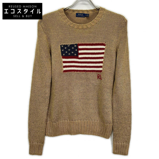 POLObyRalphLauren ポロラルフローレン ゴールド 星条旗 ニットセータ― トップス