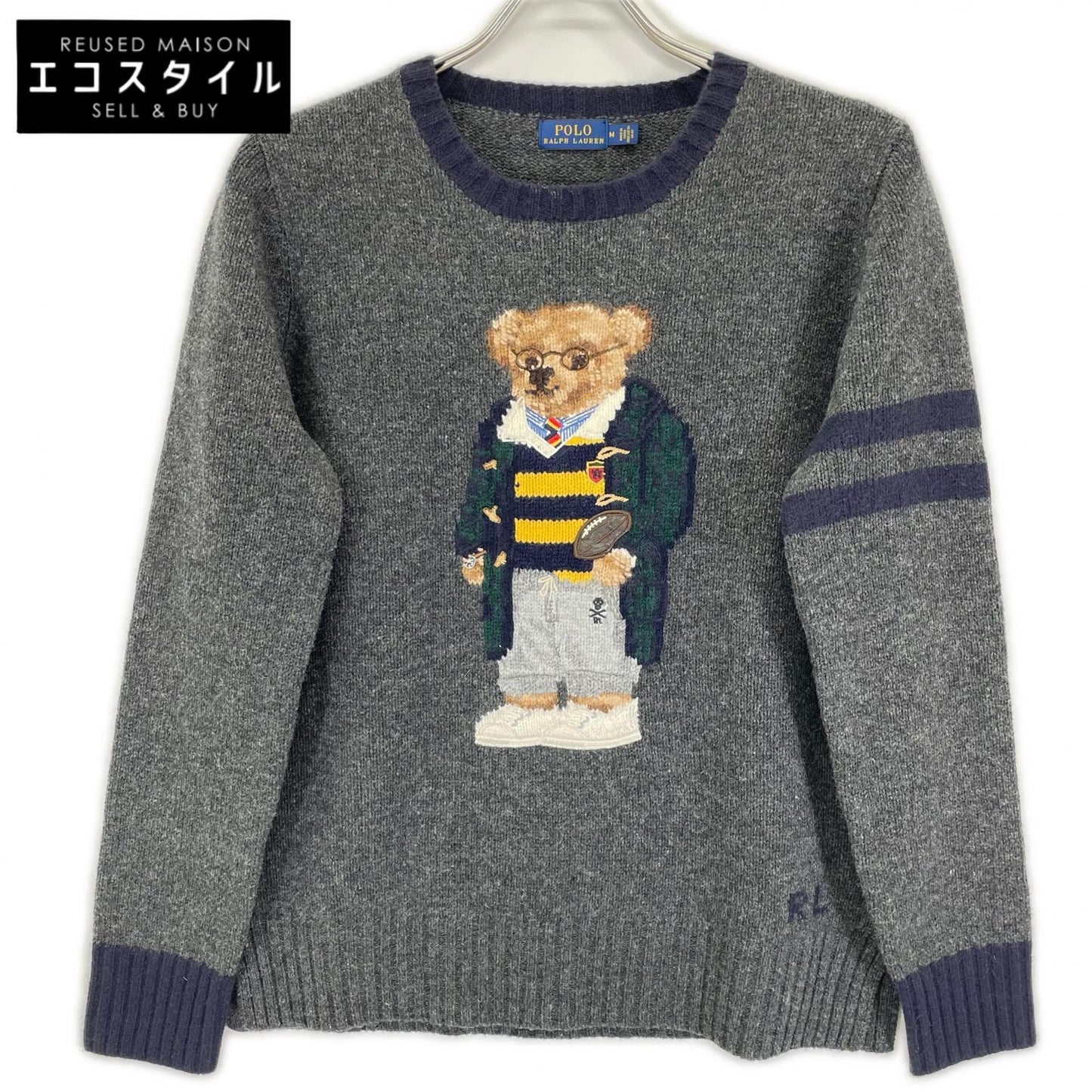 POLObyRalphLauren ポロラルフローレン 50周年記念 ポロベア カシミヤ混ニットセータ トップス