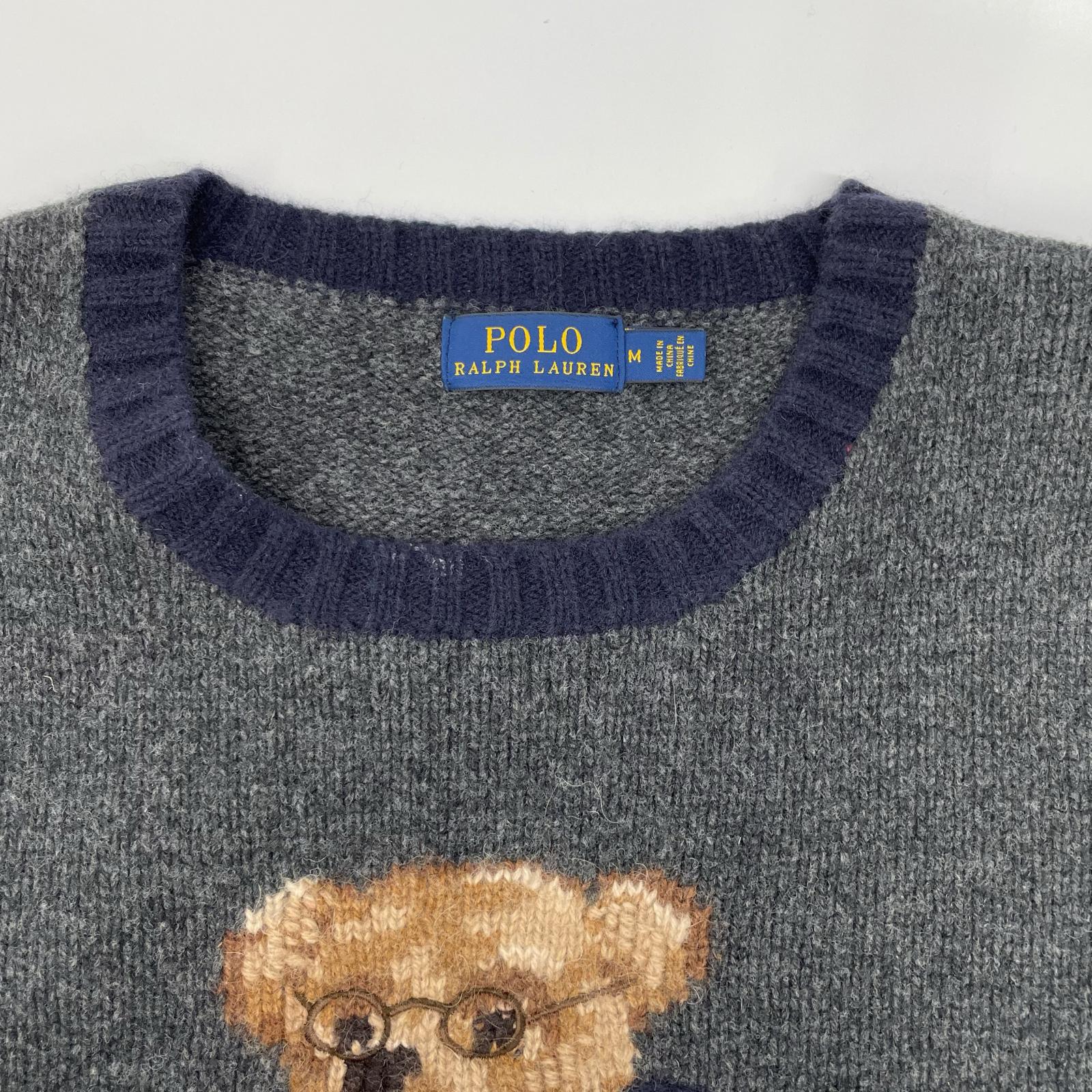 POLObyRalphLauren ポロラルフローレン 50周年記念 ポロベア カシミヤ混ニットセータ トップス