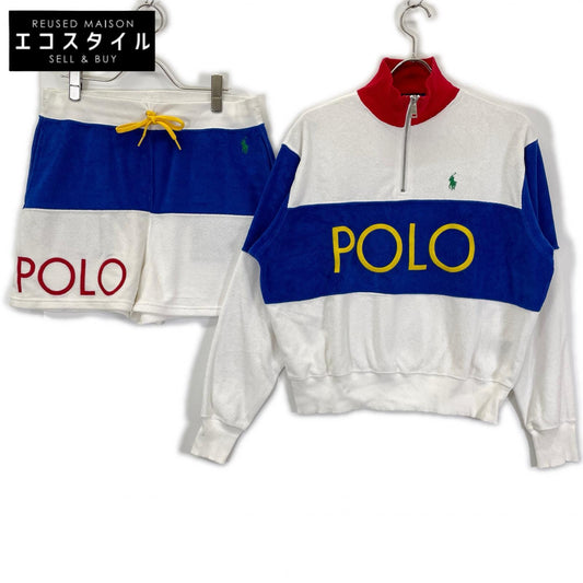 POLObyRalphLauren ポロラルフローレン ハーフジップトップス&ショーツ タオル生地セットアップ スーツ セットアップ