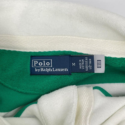 POLObyRalphLauren ポロラルフローレン グリーン×ホワイト パイル生地 ボーダートップスシャツ トップス
